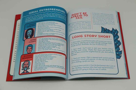 Financial Bestseller Softcover CMYK Full Color Spot UV Book Printing Service