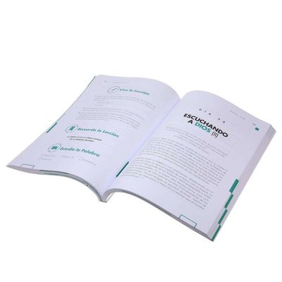 Coated Paper Softcover Book Printing Full Color Brochure Printing Services