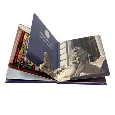 Hardcover Art paper Board Book Printing Service Gloass Lamination