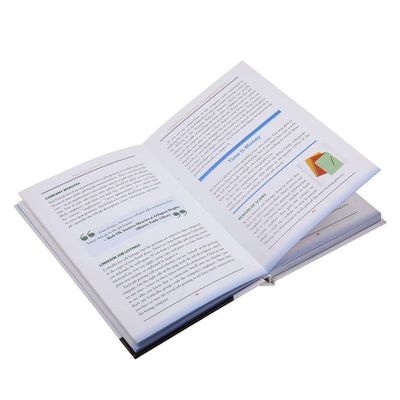 Full Color Durable Hardcover Book Printing For Personal Career Guide Book