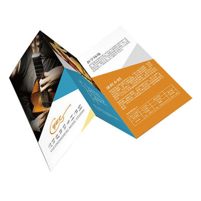 Tri Fold Flyers Softcover Book Printing  Full Color Custom Size