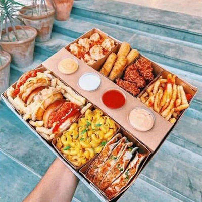 Custom Size Food Grazing Boxes Packaging for Brunch Picnic