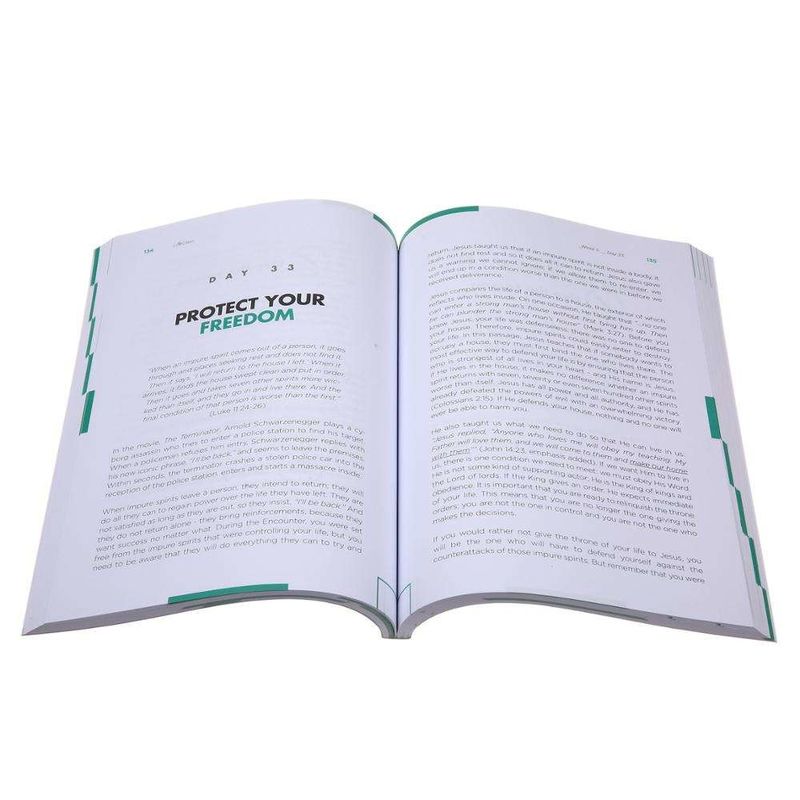 Coated Paper Softcover Book Printing Full Color Brochure Printing Services